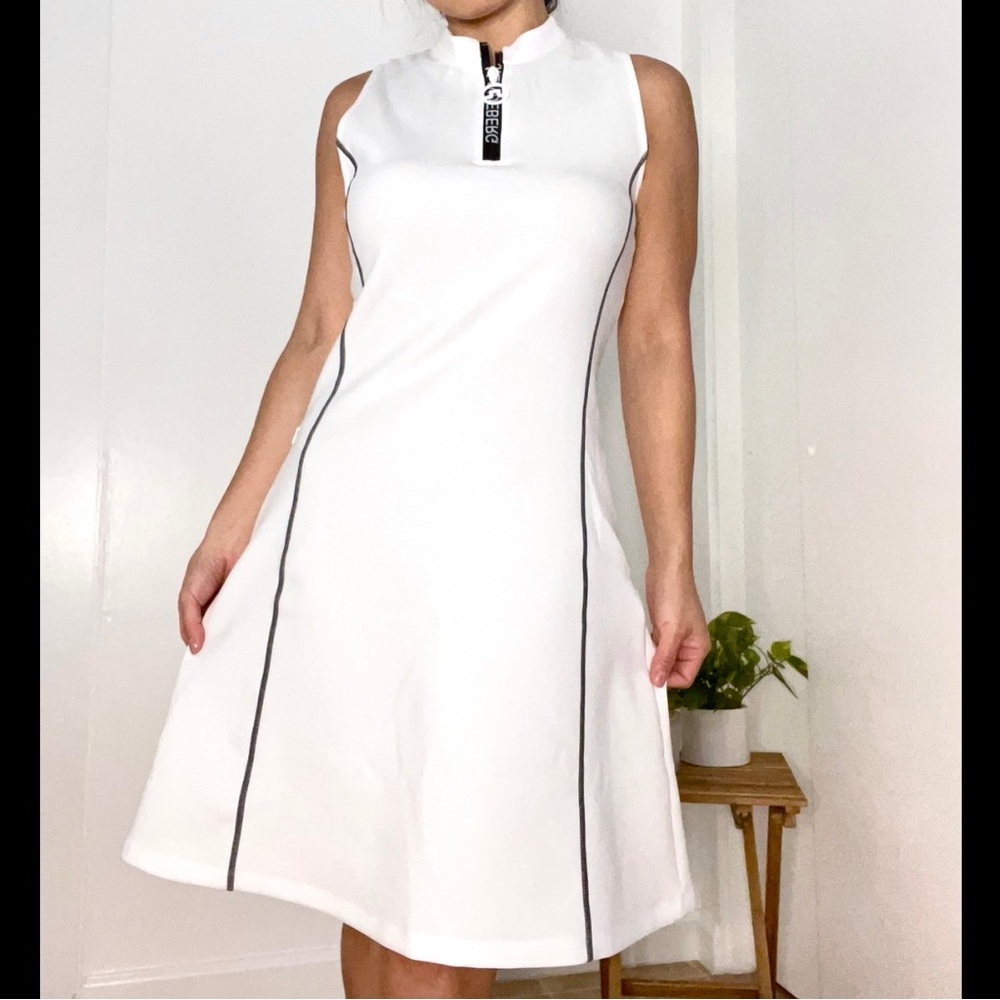 J Lindeburg white athletic dress